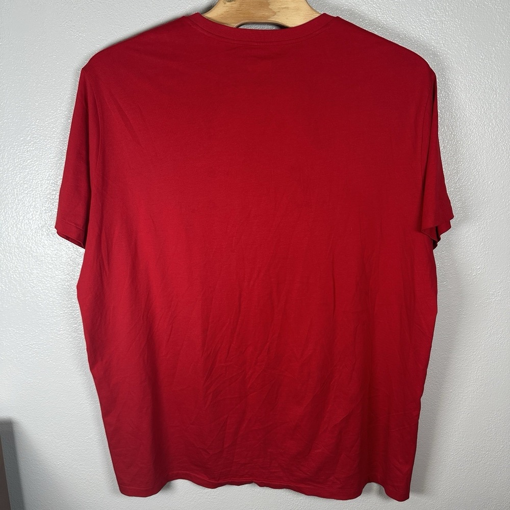 Polo Ralph Lauren Performance Mens 3XLTall Red Graphic Logo TShirt Star American - Picture 3 of 5
